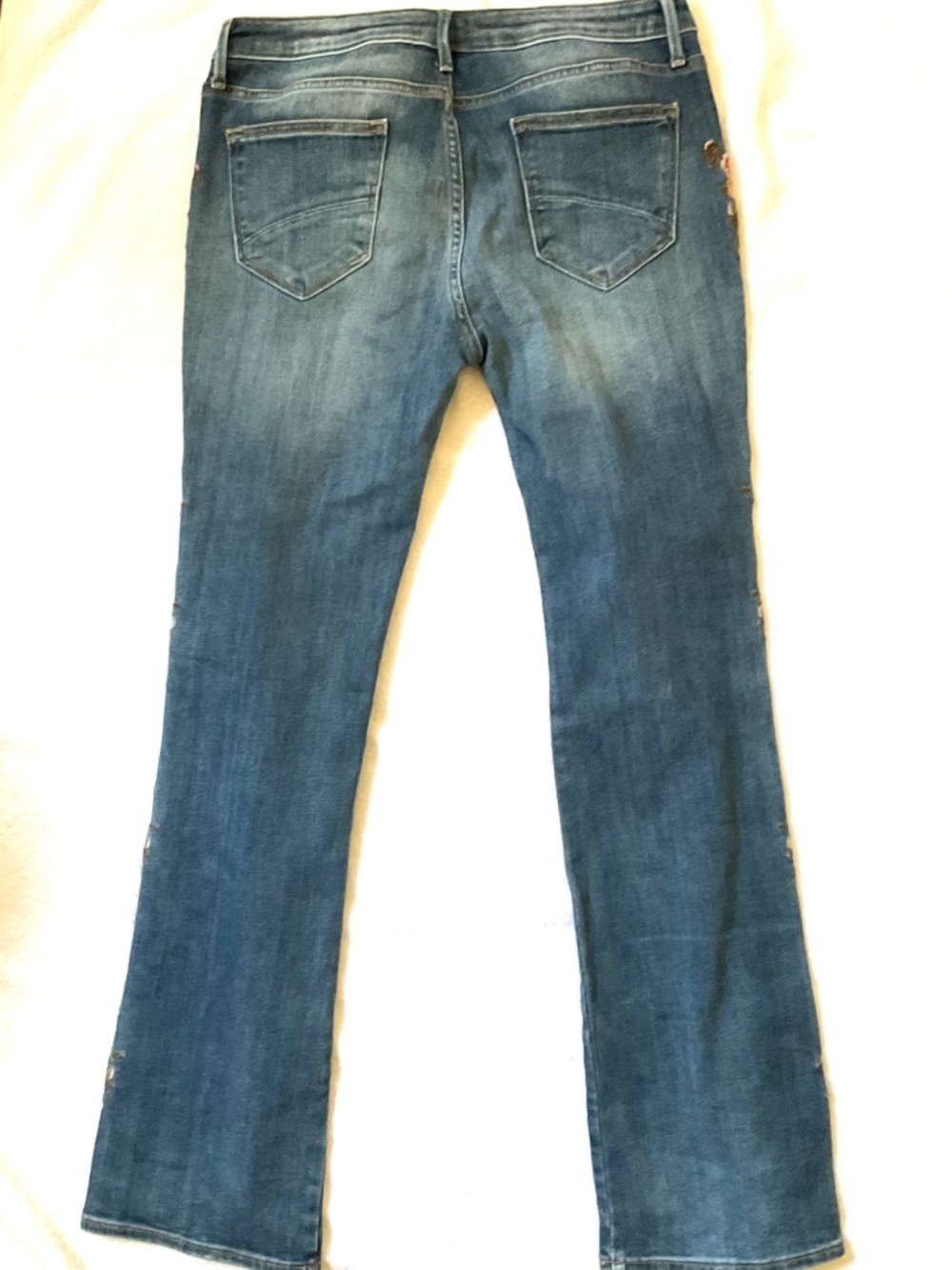 GREAT DRIFTWOOD EMBROIDERED  SOFT JEANS SZ 31 VGC  Length 32” VERY NICE - Picture 6 of 12